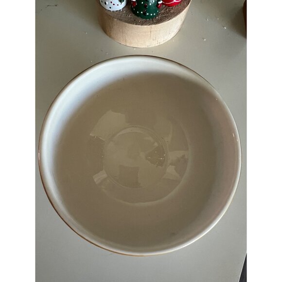 St. Nicholas Square Holly Jolly Ceramic Bowl 7" Dishwasher & Microwave Safe - Picture 3 of 4